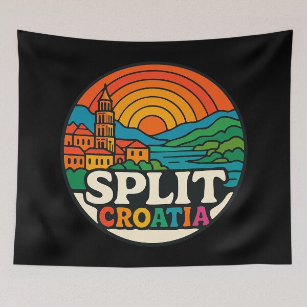 Item preview, Split Croatia Travel designed and sold by TomFrontierArt.