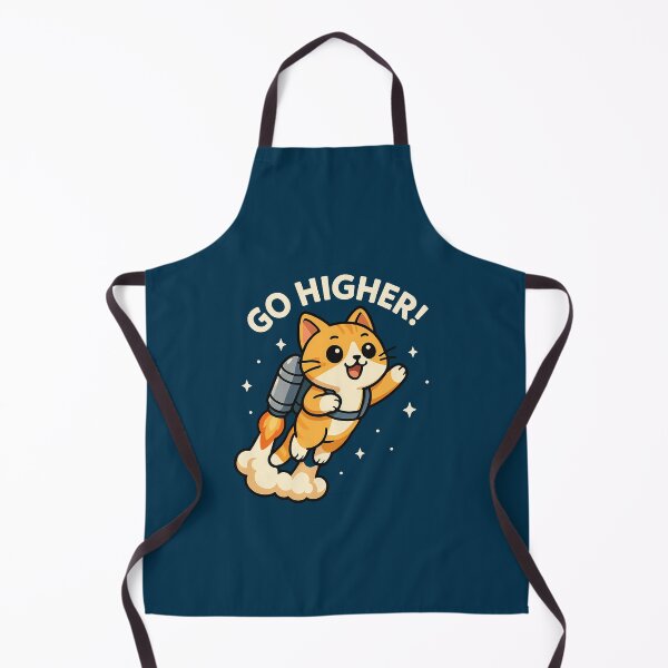 Item preview, ? Go Higher Jetpack Cat. Jetpack Cat Go Higher Design designed and sold by Yuliya Brush.