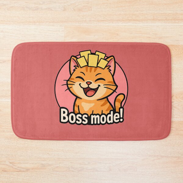 Item preview, ? Boss Mode Cat. Funny Cat Boss Mode On designed and sold by Yuliya Brush.