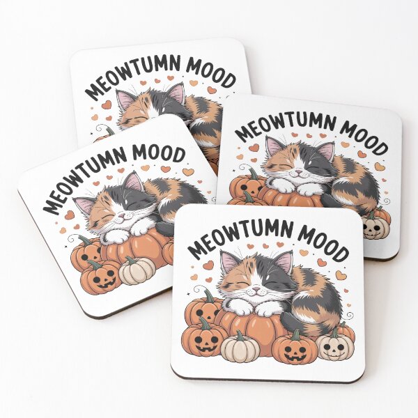 Item preview, Meowtumn Mood designed and sold by WSPrintCrafter.