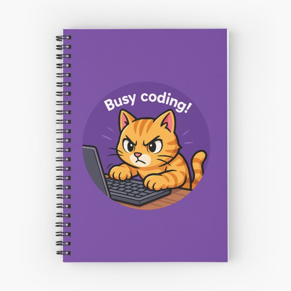 Item preview, ? Busy Coding Cat. Busy Coding Cat Gamer Art designed and sold by Yuliya Brush.