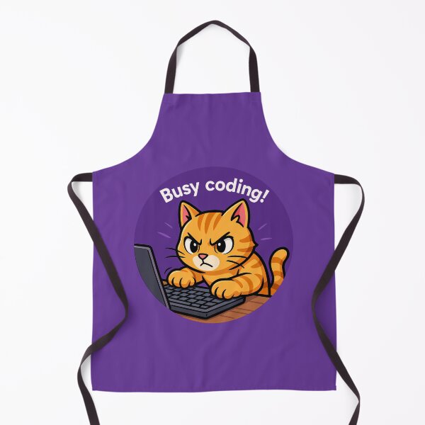 Item preview, ? Busy Coding Cat. Busy Coding Cat Gamer Art designed and sold by Yuliya Brush.