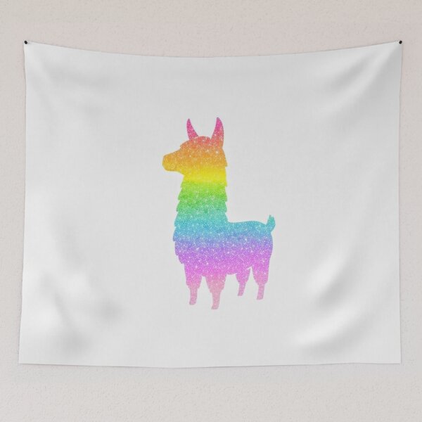 Item preview, Llama arcoíris designed and sold by Gabriela McDaniel.