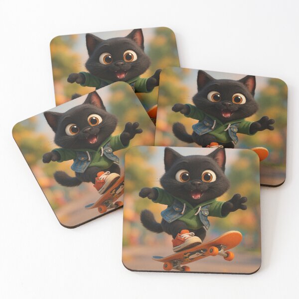 Item preview, Skater Bombay Cat designed and sold by Sillytoe.