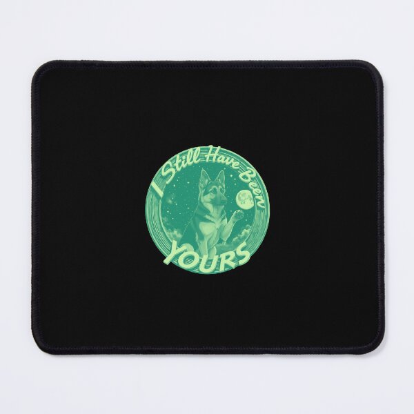 Item preview, German Sheepdog Under Moonlight With Loving Quote designed and sold by e-camelleone.