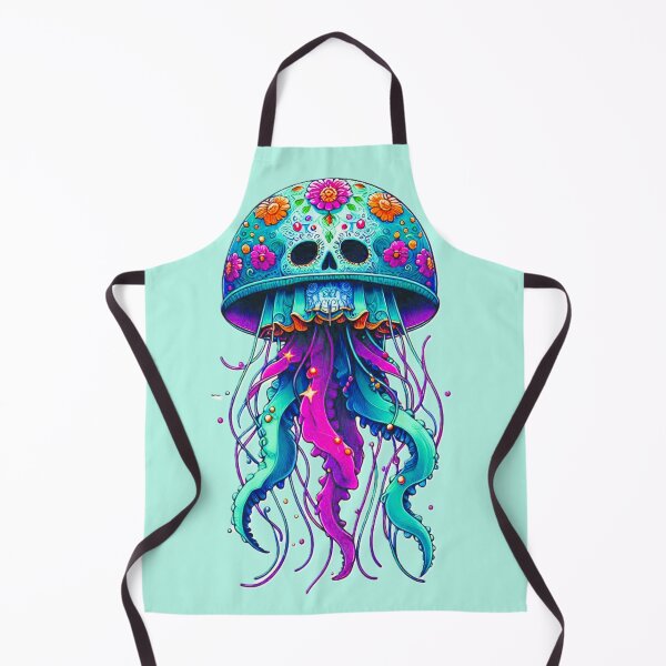 Item preview, Day of the Dead Jellyfish designed and sold by Lynn Anne Creations.