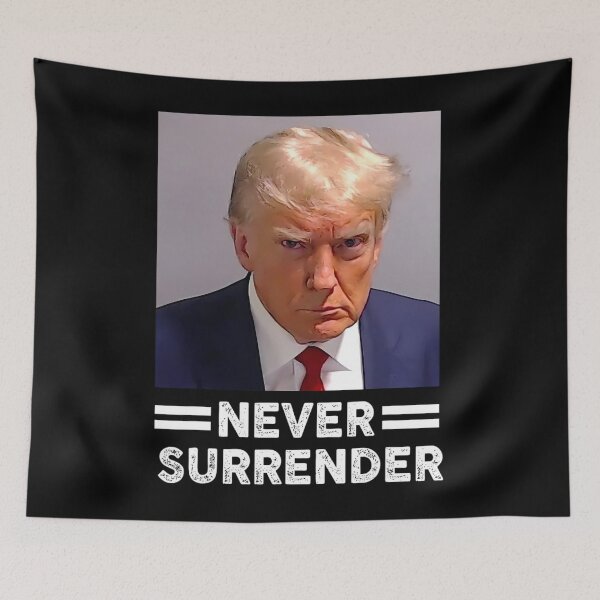 Item preview, Trump Mug Shot Never Surrender Trump Vote 2024 		 designed and sold by lovishmoterom.