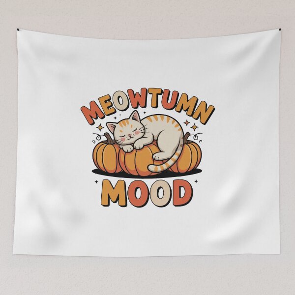 Item preview, Meowtumn Mood designed and sold by WSPrintCrafter.