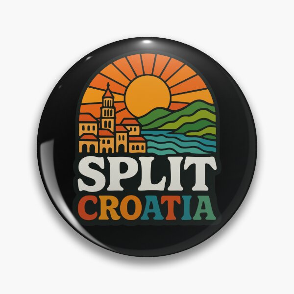 Item preview, Split Croatia Travel Trippy designed and sold by TomFrontierArt.