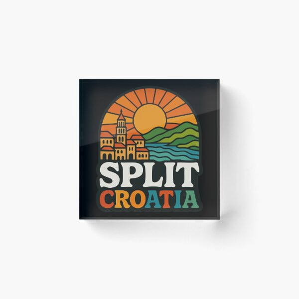 Item preview, Split Croatia Travel Trippy designed and sold by TomFrontierArt.