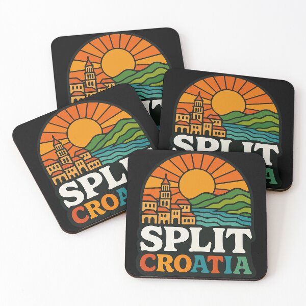 Item preview, Split Croatia Travel Trippy designed and sold by TomFrontierArt.