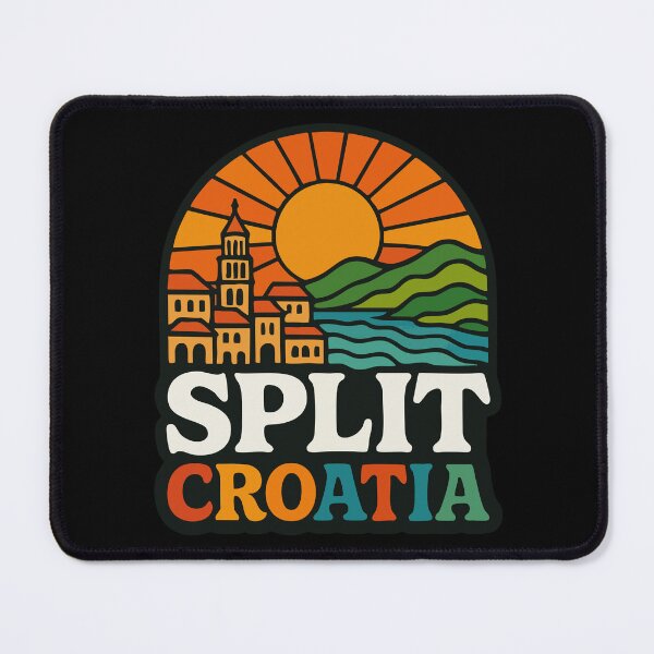 Item preview, Split Croatia Travel Trippy designed and sold by TomFrontierArt.