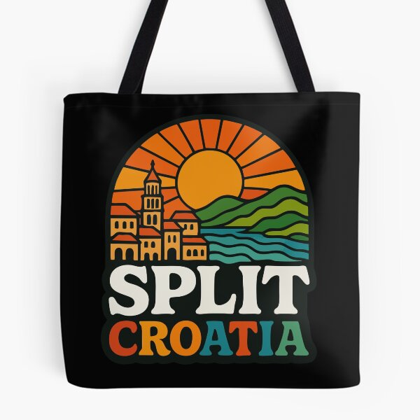Item preview, Split Croatia Travel Trippy designed and sold by TomFrontierArt.