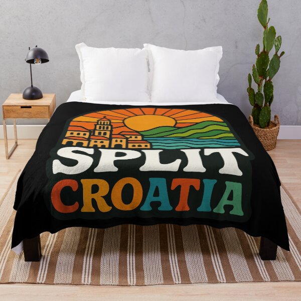 Item preview, Split Croatia Travel Trippy designed and sold by TomFrontierArt.