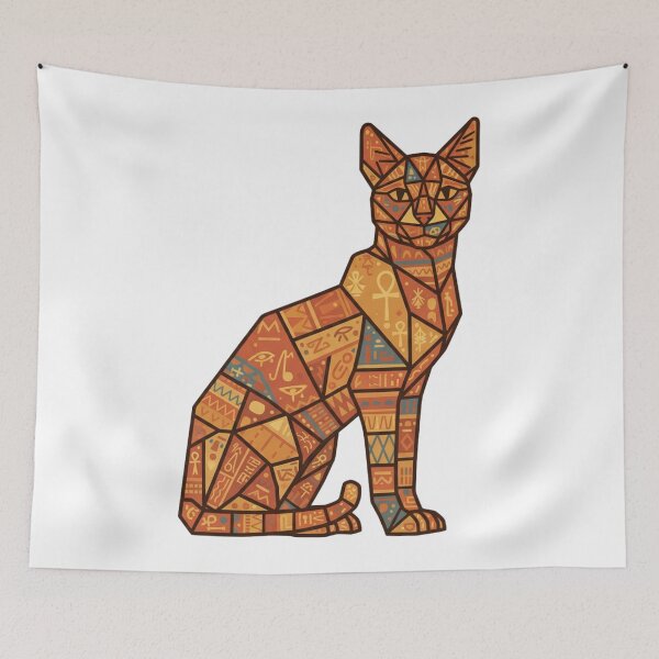 Item preview, Sacred Egyptian cat sitting designed and sold by bsbd-action.