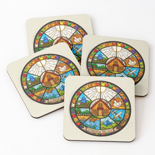 Item preview, Stardew Valley Stained Glass Art designed and sold by TorqueAndTone.