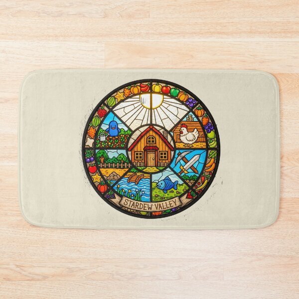 Item preview, Stardew Valley Stained Glass Art designed and sold by TorqueAndTone.