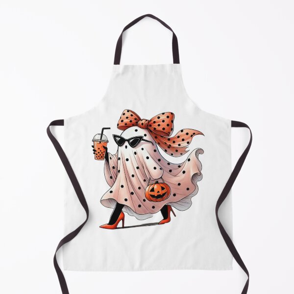 Item preview, Stylish Ghost with Bubble Tea – Cute Spooky Halloween designed and sold by NRcollections24.
