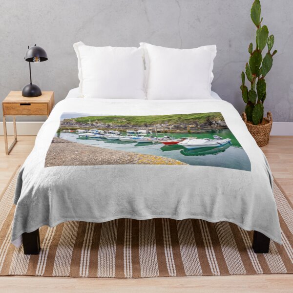 Item preview, Boats in Porth Clais harbour, Wales designed and sold by yackers1.