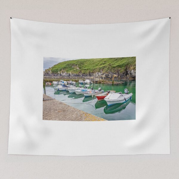 Item preview, Boats in Porth Clais harbour, Wales designed and sold by yackers1.