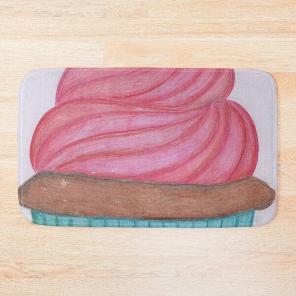 Item preview, Cupcake with pink icing designed and sold by Artbysarah23.