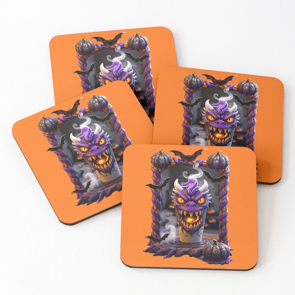 Item preview, Dragon Coffee of Halloween Night designed and sold by CamillaCreation.