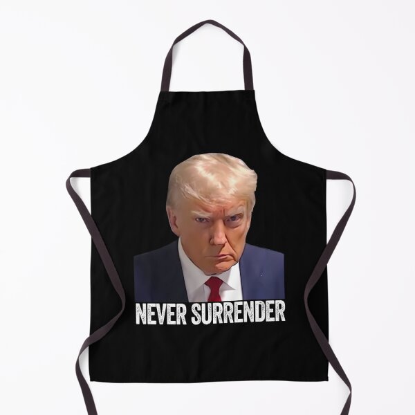 Item preview, Trump Never Surrender Mug Shot Free Trump 		 designed and sold by lovishmoterom.
