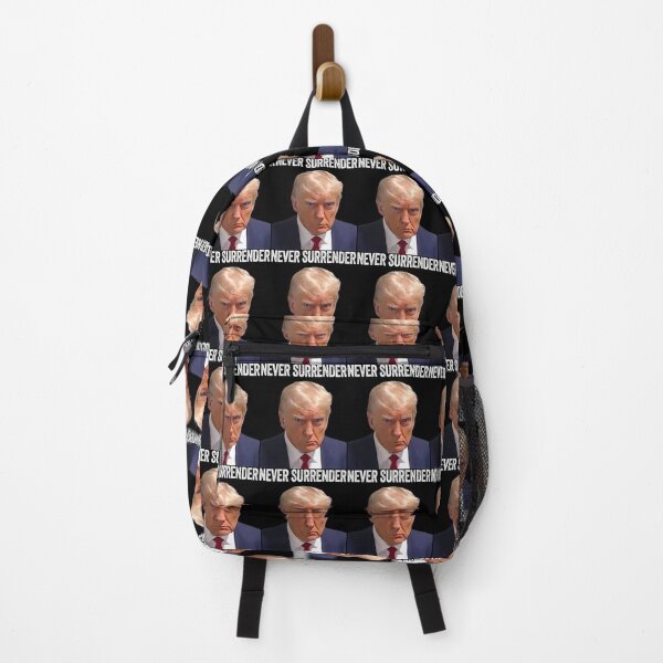 Item preview, Trump Never Surrender Mug Shot Free Trump 		 designed and sold by lovishmoterom.