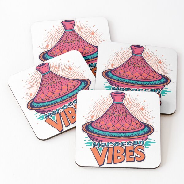Item preview, Moroccan Vibes | Colorful Tagine Pot Illustration designed and sold by ZYNORAworld.