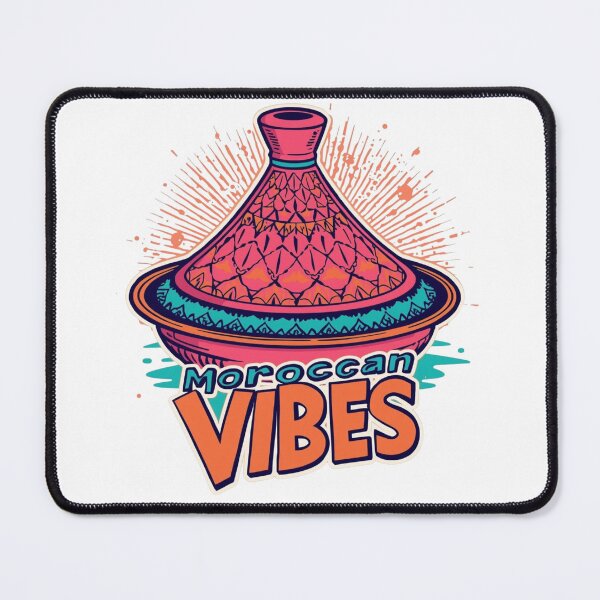 Item preview, Moroccan Vibes | Colorful Tagine Pot Illustration designed and sold by ZYNORAworld.