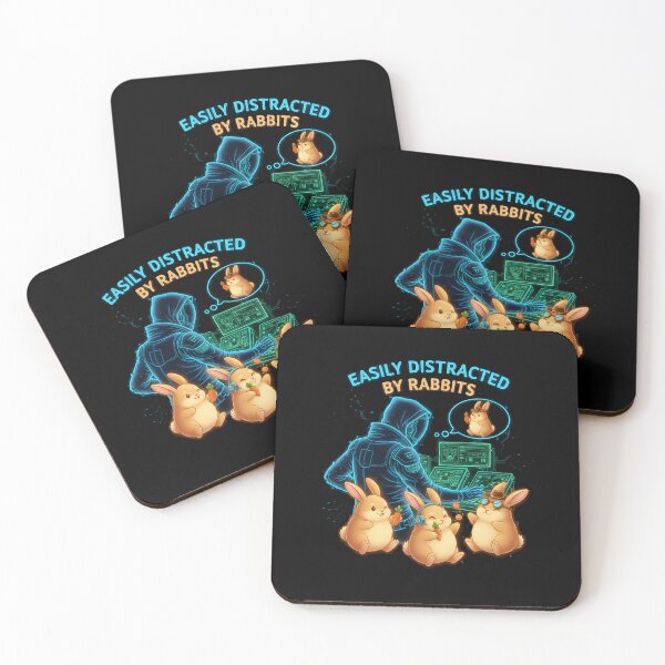 Item preview, "Galactic Distraction" - Easily Distracted By Rabbits Sci-Fi Gamer Graphic designed and sold by DMNindustries.