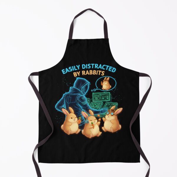 Item preview, "Galactic Distraction" - Easily Distracted By Rabbits Sci-Fi Gamer Graphic designed and sold by DMNindustries.