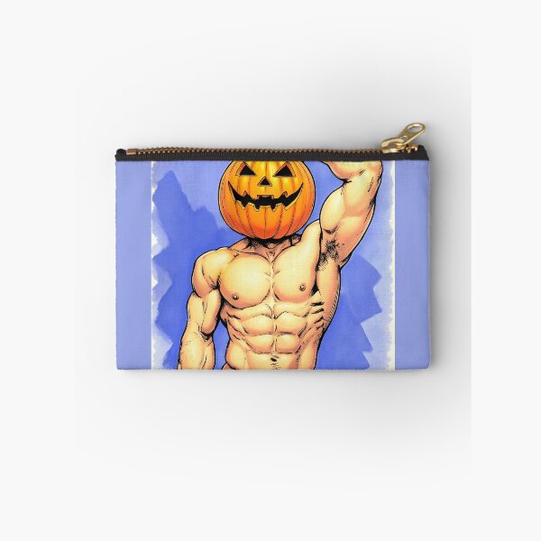 Item preview, Sexy Shirtless Pumpkin Just Got Spiced designed and sold by Hunkyismything.