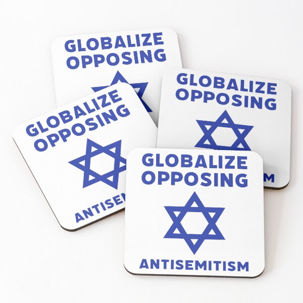 Item preview, Globalize opposing antisemitism  designed and sold by Rachel the Artist .