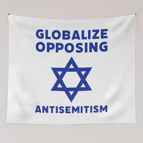 Item preview, Globalize opposing antisemitism  designed and sold by Rachel the Artist .