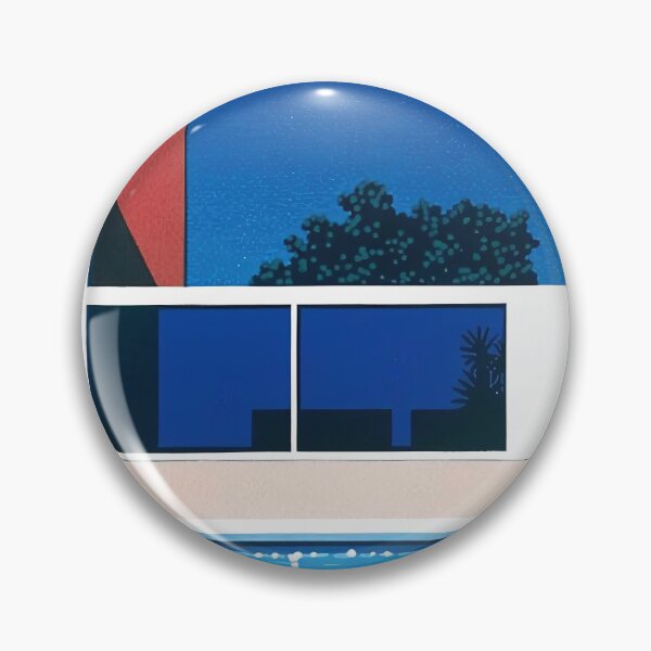 Item preview, Neon Poolside By Hiroshi Nagai designed and sold by Postarpindesign.