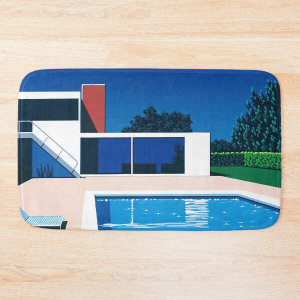 Item preview, Neon Poolside By Hiroshi Nagai designed and sold by Postarpindesign.