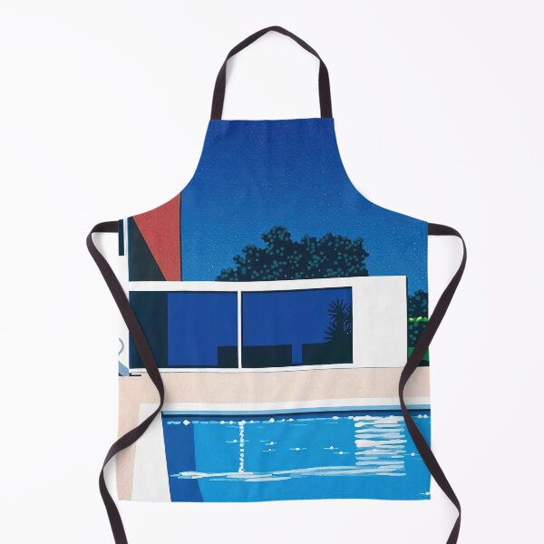 Item preview, Neon Poolside By Hiroshi Nagai designed and sold by Postarpindesign.