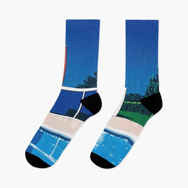 Item preview, Neon Poolside By Hiroshi Nagai designed and sold by Postarpindesign.