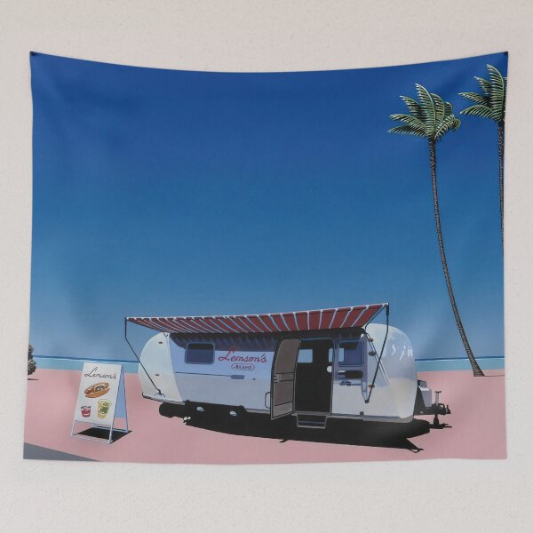 Item preview, Poolside Aesthetic By Hiroshi Nagai designed and sold by Postarpindesign.