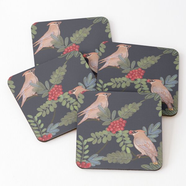Item preview, Hand Drawn Bird & Berry Seamless Pattern | Vintage Nature Illustration, Woodland Wildlife Fabric & Wallpaper Design designed and sold by Ilikeiwantilove.