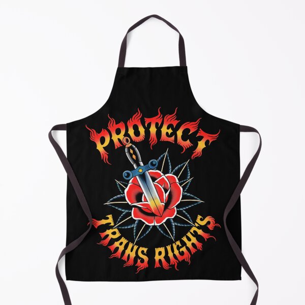 Item preview, Protect Trans Rights Sword And Rose Shirt designed and sold by SassCity.