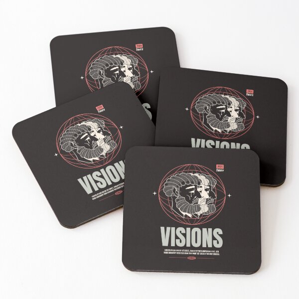Item preview, Visions T-Shirt | Motivational Vision Quote Shirt | Trendy Streetwear Graphic Tee for Men & Women designed and sold by BOSSDOT.