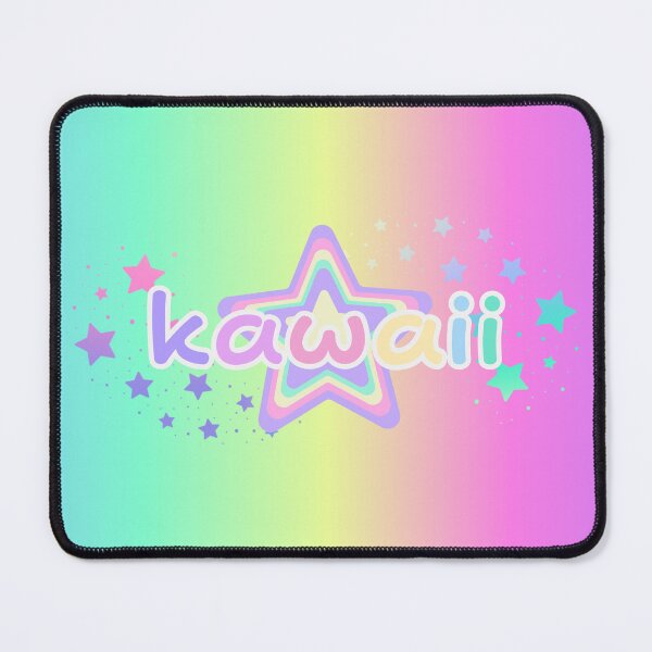 Item preview, Pastel Rainbow "Kawaii" with Stars designed and sold by LittleLinenKitten.