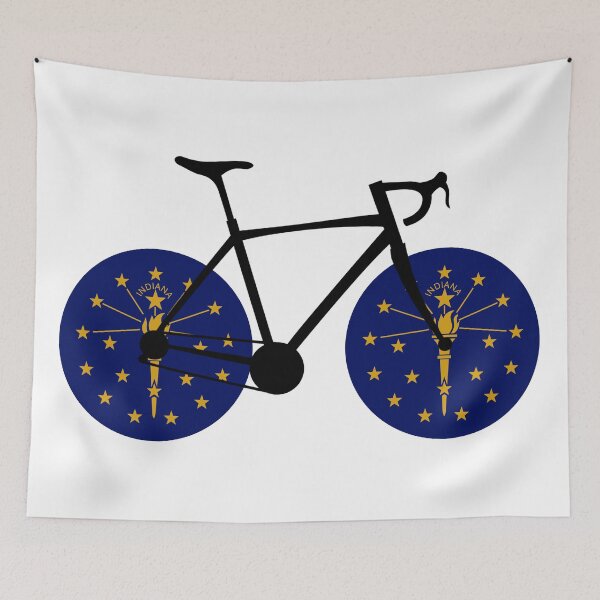 Item preview, Indiana Flag Cycling designed and sold by Esskay Designs.
