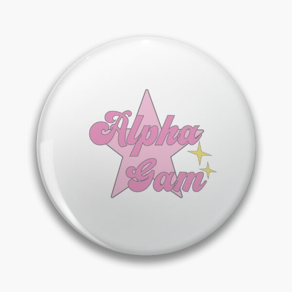 Item preview, Alpha Gamma Delta Star Sticker Graphic designed and sold by bitterandbroke.