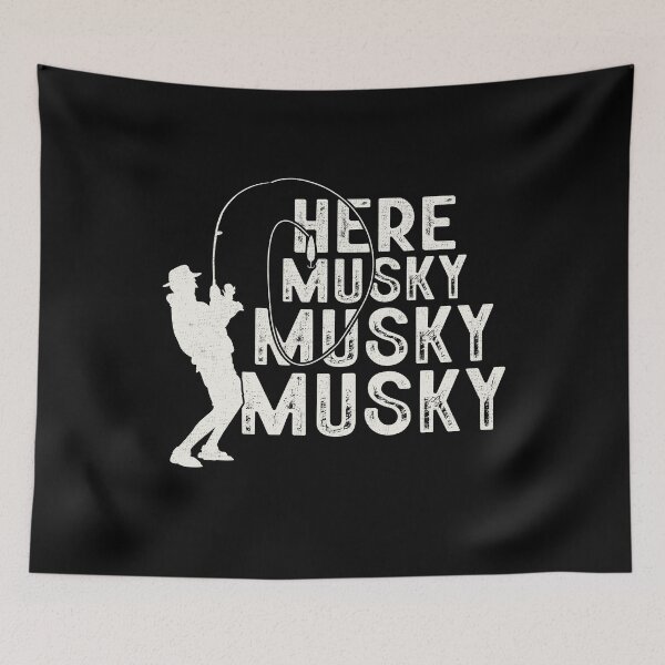 Item preview, Here Musky Musky Musky Gifts for Fisherman designed and sold by mester26.