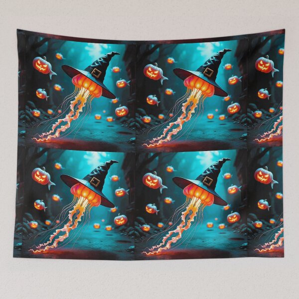 Item preview, Jellyfish Witch and Pumpkin Fish designed and sold by Lynn Anne Creations.