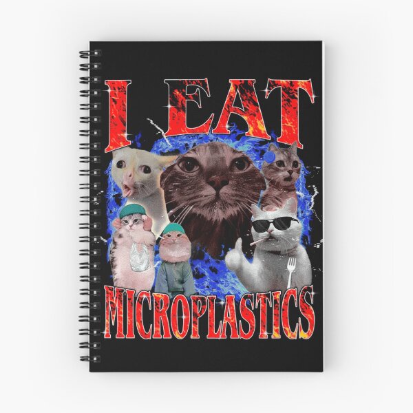 Item preview, I Eat Microplastics Cats designed and sold by SassCity.