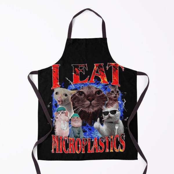 Item preview, I Eat Microplastics Cats designed and sold by SassCity.